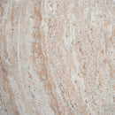Travertine Lightweight Concrete Side Table For Indoor / Outdoor Use - Beige