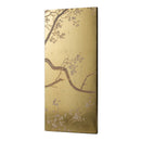 Cherry Blossom Wall Art Panels, Wall Decor For Living Room Dining Room Office Bedroom (Set of 2) - Gold by HouseOfZazla