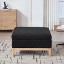 Upholstered Storage Ottoman With Reversible Lid Coffee Table, Foot Stool