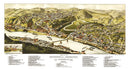 Vintage Map of Brownsville, Pennsylvania 1883