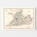 Vintage Map of Clare County Ireland, 1846