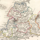 Vintage Map of Clare County Ireland, 1846