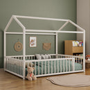 Montessori Floor Bed Frame With House Shape by HouseOfZazla