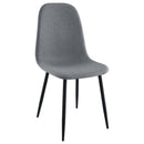 Jazmine - Upholstered Dining Chair (Set of 4) - Gray by HouseOfZazla