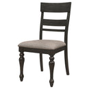 Kavita - Dining Side Chair (Set of 2) - Charcoal