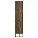 Gunderson - 8 Shelf Accent Cabinet - Oak