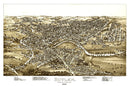 Vintage Map of Butler, Pennsylvania 1896