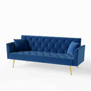 Modern Convertible 72 Inch Foldable Sleeper Sofa