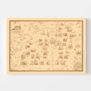 Vintage Map of University of Notre Dame, 1938