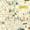 Vintage Map of Baltimore, Maryland 1929