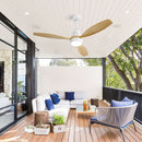 Indoor Ceiling Fan With Dimmable LED Light, 6 Speed Remote ControlLED DC Motor, Reversible Blades by Unique Piece Furniture