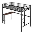 Bunk Bed With Desk, Ladder And Quality Slats For Bedroom by HouseOfZazla