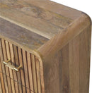 T Bar Ridged Chest - Brown by Unique Piece Furniture