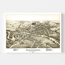 Vintage Map of Cambridgeboro, Pennsylvania 1895