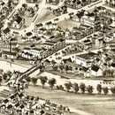 Vintage Map of Cambridgeboro, Pennsylvania 1895