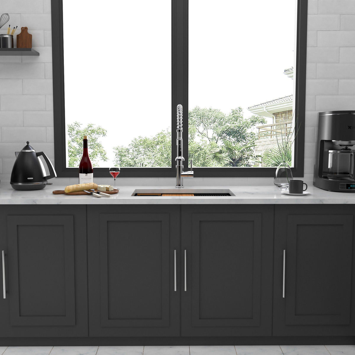 Workstation Kitchen Sink, Single Bowl Undermount, photo 9 of 16