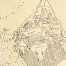 Vintage Map of Sunderland, England 1884