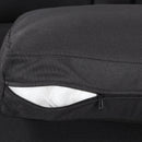 87.4"Sectional Sleeper Sofa with USB Charging Port and Plug Outlet,Pull-Out Sofa Bed with 3 Pillows, L-Shape Chaise for Living Room Small Apartment,Black