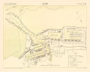 Vintage Map of Edinburgh, Scotland 1884