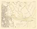 Vintage Map of Dublin, Ireland 1884