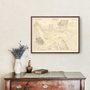 Vintage Map of Charleston, South Carolina 1884