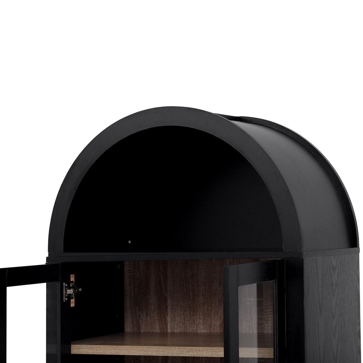 K&K 71" Tall Arched Kitchen Pantry Cabinet, photo 6 of 10