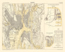 Vintage Map of Boston, Massachusetts 1884