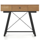Vanity Desk with Flip Top Mirror Makeup Dressing Table-Rustic Brown by LJGDeals