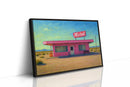 Desert Dream – Retro Pink Motel Wall Art