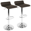 Ale - Contemporary Adjustable Barstool (Set of 2) by HouseOfZazla