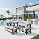Outdoor Patio Set, All-Weather With Thick Cushions by HouseOfZazla