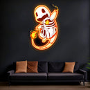 Charmander Plexiglass Neon Art, Pokemon Neon Sign, Neon Light Sign, Neon Wall Art, Neon Sign, Neon Light Sign, Neon Gifts, Gamer Gifts