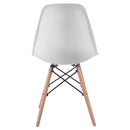 Set of 2 Mid-Century Modern DSW Dining Side Chair-White