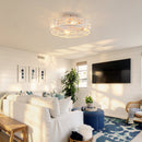 20" Caged Ceiling Fan with Lights and Remote Control by HouseOfZazla