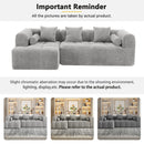 Sectional Free Combined Sofa With 2 Side Pockets by Unique Piece Furniture