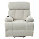 Oversized Power Lift Recliner Chai With Remote Control, Side Pocket, Spacious Seat by HouseOfZazla