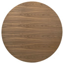 Crestmore 5-piece 46-inch Round Wood Dining Table Set Walnut
