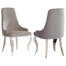 Luxury Upholstered Back Dining Chairs (Set of 2) by HouseOfZazla