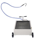 High Impact Polypropylene 20 Gallon Low Profile Oil Drain With Pump Steel - Gray