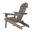 Oversize Outdoor Folding Adirondack Chair, Patio Chair For Garden by HouseOfZazla