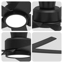 52 Inch Ceiling Fan with Light, Reversible DC Motor and Remote by HouseOfZazla