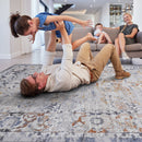 Payas - 6' X 9' Traditional Area Rug - Ivory / Gray by HouseOfZazla