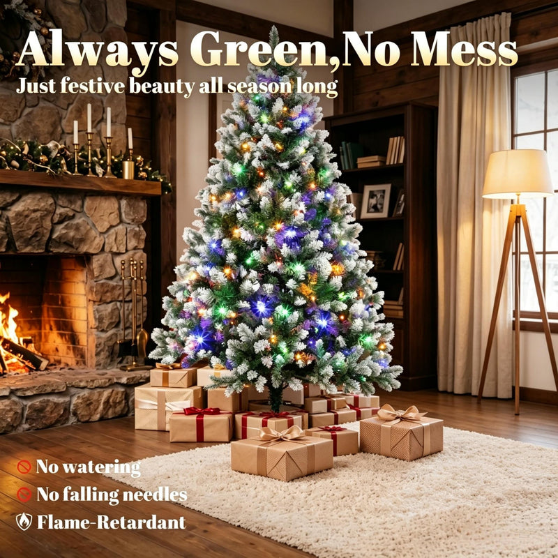 7.5 ft Pre-Lit Artificial Christmas Tree, photo 8 of 9