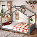Full House Floor Bed with Support Slats