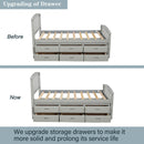 Platform Storage Bed Solid Wood Bed With 6 Drawers by Unique Piece Furniture