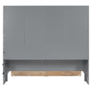 Daybed With Glass Door Storage Cabinets, Built In LED Lighting And Shelves by HouseOfZazla