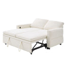 Convertible Sofa Bed Loveseat With Adjustable Backrest And USB Ports by HouseOfZazla
