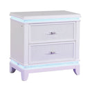 Opium - 2 Drawer Nightstand - White