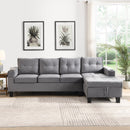 Modern Sectional Sofa Set With L Shape Chaise Lounge And Storage by Unique Piece Furniture