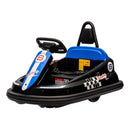 6V Kids Ride on Electric Go Kart Bumper Car W/Parents Remote Control,Three Speed Adjustable,LED Lights,Horn,Bluetooth,Player&360Spin,Vehicle body with Anti-collision padding for 18m+.
